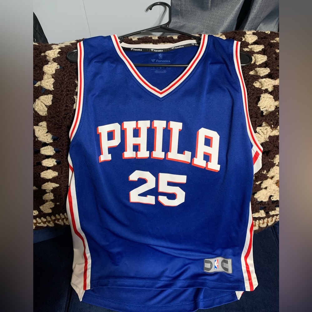 NBA Philadelphia 76ers Simmons Jersey #25